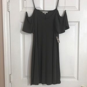 Charlotte Russe off the shoulder Olive Dress